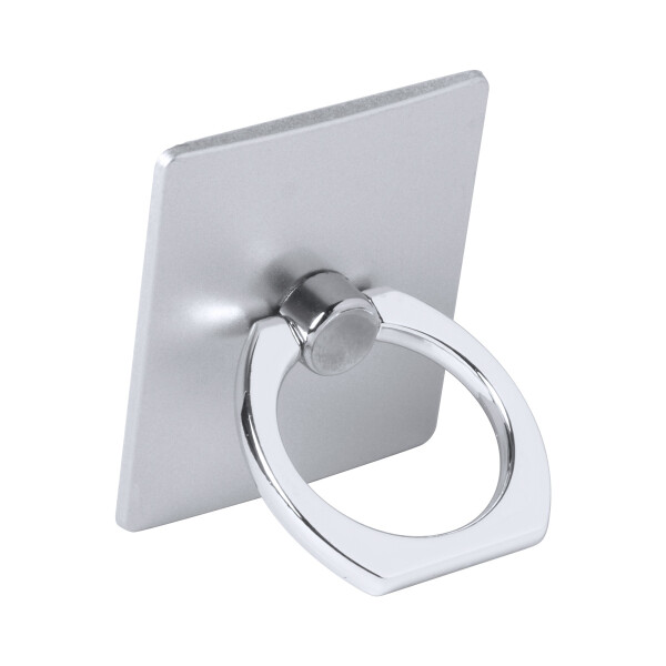 Anillo Para Celular Smartphone Antirrobo Caída Soporte Auto Variante Color Plateado