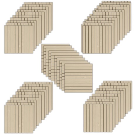 Placas autoadhesivas simil WPC 60x60cm X 50 Beige