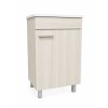 Mueble De Baño de pie beige 50 Cm Con Bacha Mueble De Baño De Pie Beige 50 Cm Con Bacha