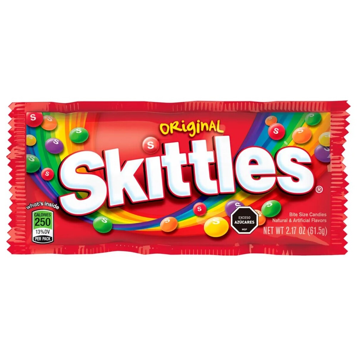 Caramelos Masticables Fruta Skittles Original 61GR 