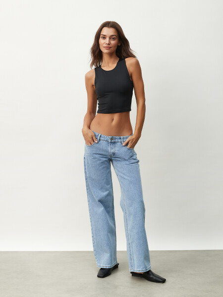 MUSCULOSA BELT NEGRO