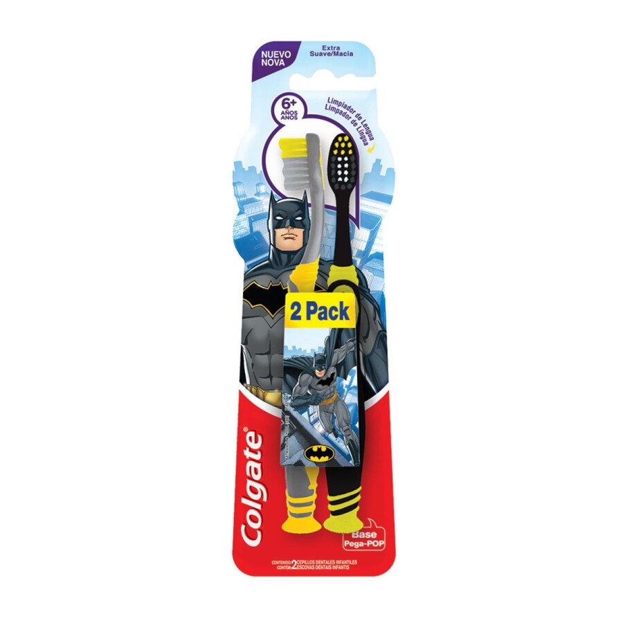 Cepillo Dental +6 Años (Minions o Liga de la Justicia) 2x1 - Colgate Cepillo Dental +6 Años (Minions o Liga de la Justicia) 2x1 - Colgate