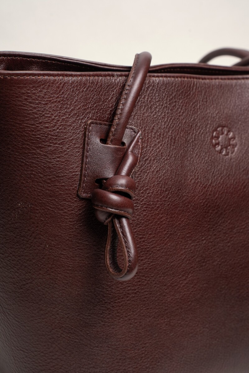 TOTE NUDOS Chocolate