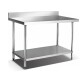 Mesada acero inox con borde 150 cm Flamemax Mesada acero inox con borde 150 cm Flamemax