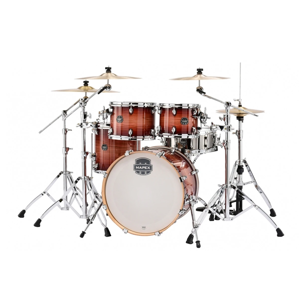 Batería Mapex Armory Ar529sra Redwood Burst 5pc Con Hardware 