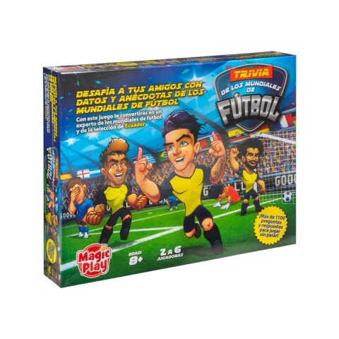 Juego de caja trivia de los mundiales de futbol Juego de caja trivia de los mundiales de futbol
