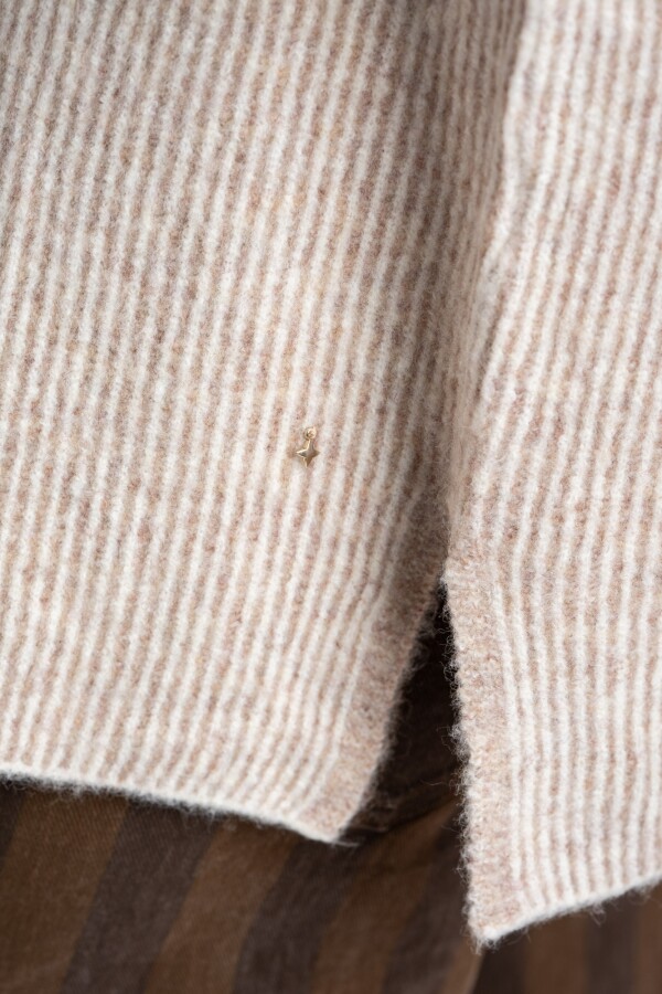 Chaleco Escote En V Mocha