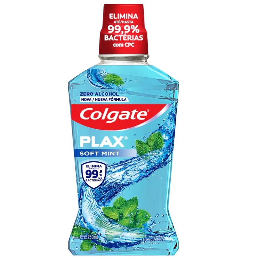 Enjuague Bucal Soft Mint 250 ml – Colgate Plax Enjuague Bucal Soft Mint 250 ml – Colgate Plax