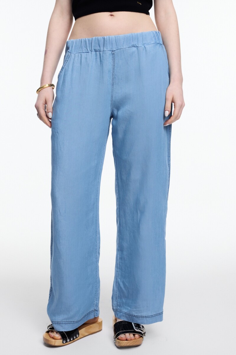 PANTALON LYOCELL Azul
