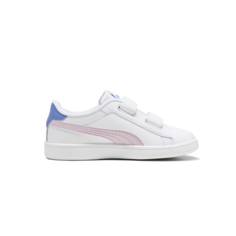 Championes Puma Smash 3.0 L V de niño White & Pink