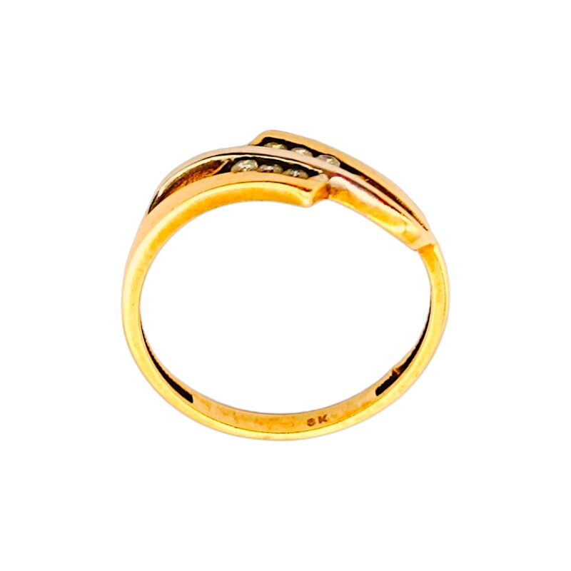 Anillo-Oro bajo-Piedra Zirconia-AN8038 conpiedra