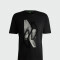 BOSS Camiseta de Algodón Interlock con Arte Estacional Negro