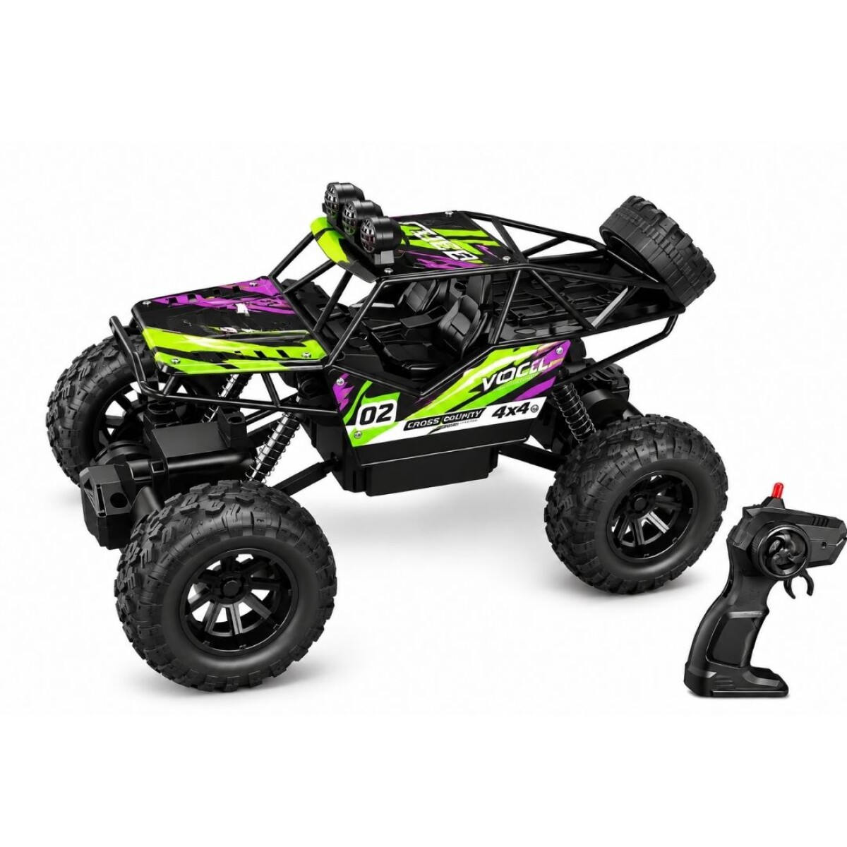 Auto Rc Rock Explorer Moka - Grafiti Negro 