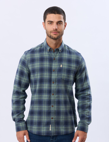 CAMISA DE VIYELA Piedra