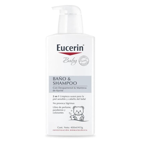 Baño y Shampoo 2 en 1 para Bebé 400 ml - Eucerin Baño y Shampoo 2 en 1 para Bebé 400 ml - Eucerin