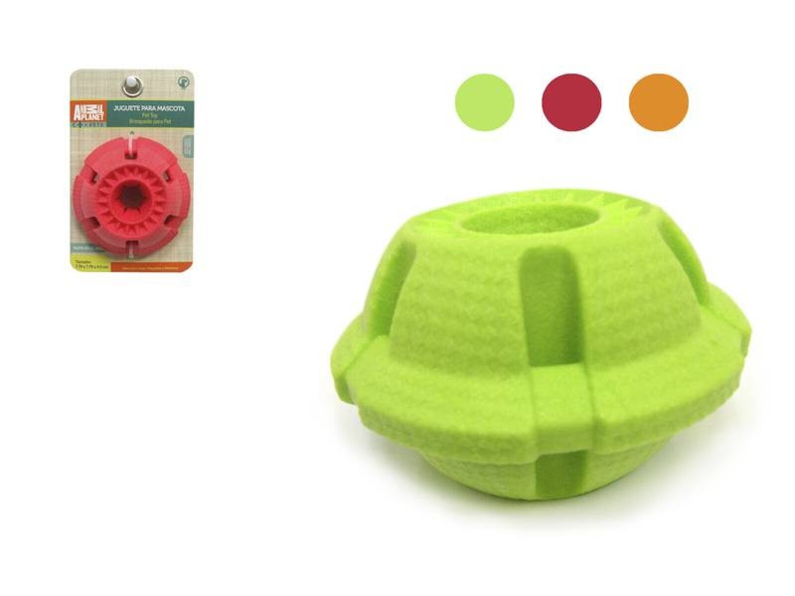 PLATILLO VOLADOR DE GOMA RESISTENTE COLORES 2 