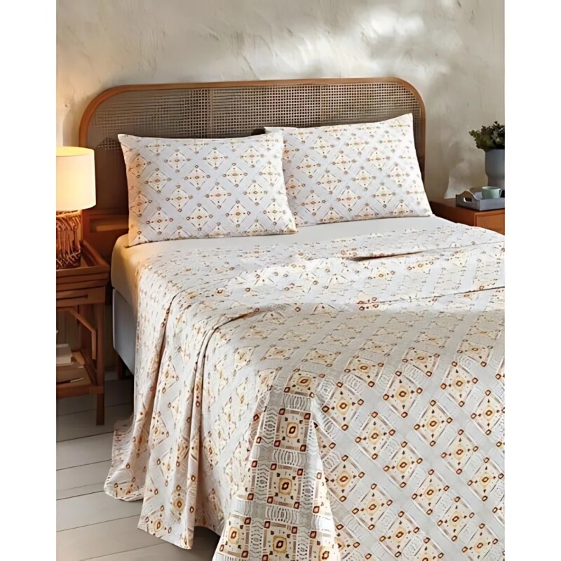 Juego de Sábanas Estampadas 2 Plazas Dohler Viviana 130 Hilos 100% Algodón Juego de Sábanas Estampadas 2 Plazas Dohler Viviana 130 Hilos 100% Algodón