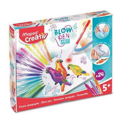 Lápiz Arte Soplador Efecto Aerógrafo Maped Creativ Lápiz Arte Soplador Efecto Aerógrafo Maped Creativ