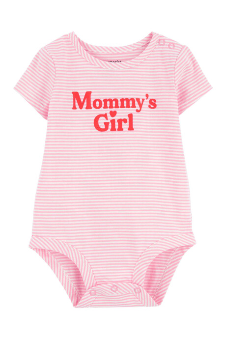 Body de algodón manga corta estampa Mommy's girl Body de algodón manga corta estampa Mommy's girl