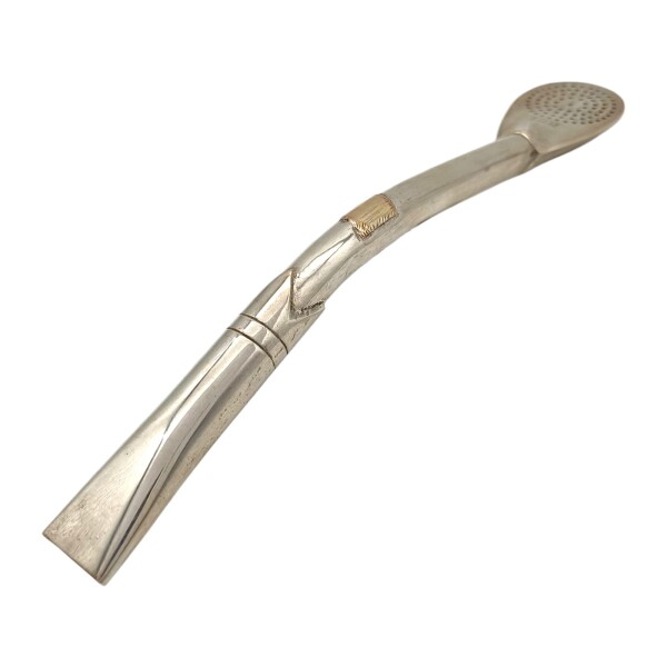 Bombilla melo - PLATA Y ORO - 03 bmpo03po