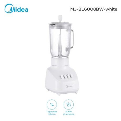 Licuadora Midea MJ-BL6008BWW 1L Jarra de Vidrio 001