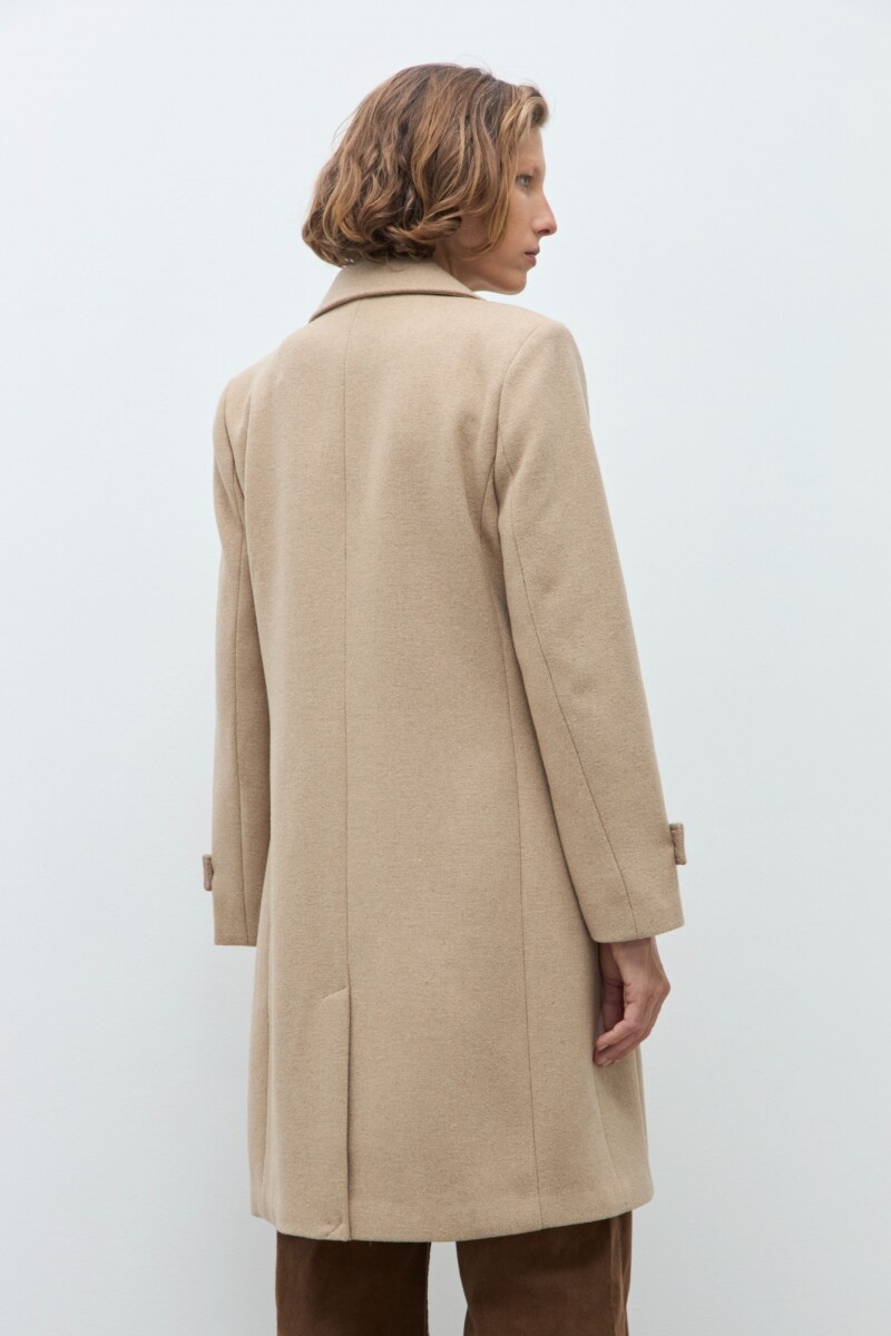 Tapado clásico beige melange