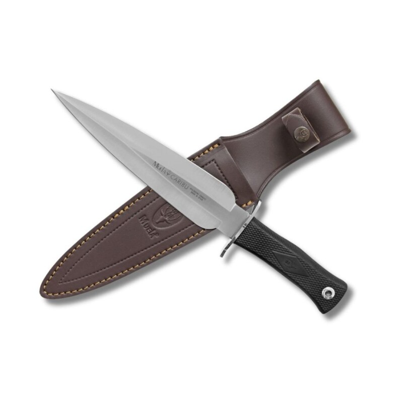 Cuchillo Muela Caribu Doble Filo Mango De Goma Acero Inoxidable Cuchillo Muela Caribu Doble Filo Mango De Goma Acero Inoxidable