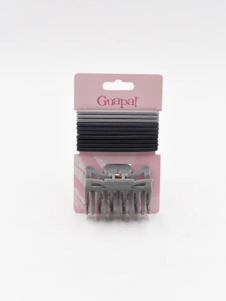 PACK COLEROS X 10 Y PINZA GRIS