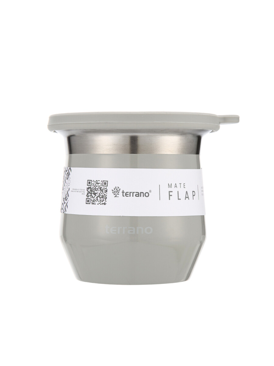 Mate Acero Flap - Metalizado - Oliva 