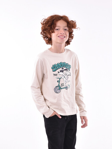 REMERA GUIM BEIGE