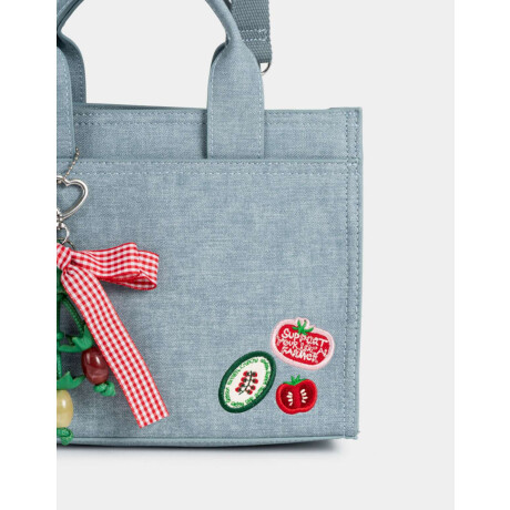 Cartera City Denim Azul Gastado