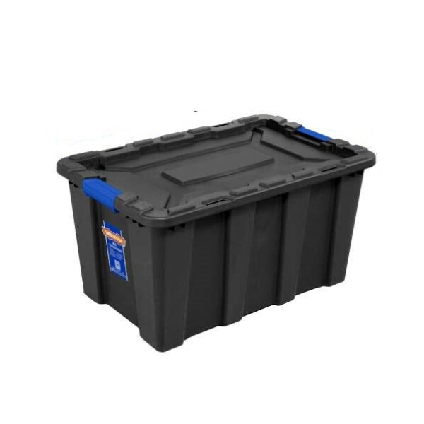 CAJA CONTENEDOR PLASTICO APILABLE NEGRO 100LT WADFOW WTB331B CAJA CONTENEDOR PLASTICO APILABLE NEGRO 100LT WADFOW WTB331B