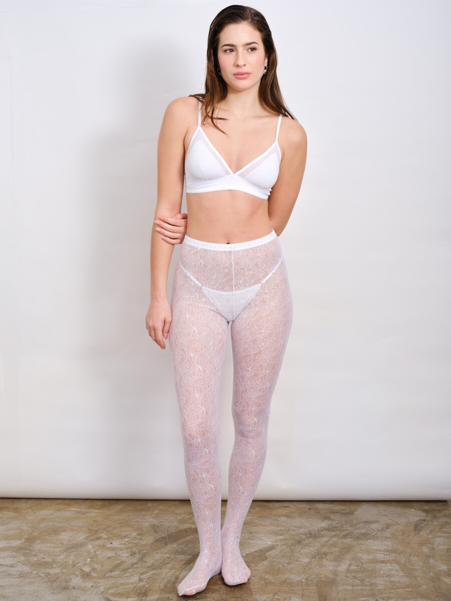 Medias Lace - Blanco 