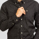 Camisa Print M/Larga Black con Cactus