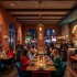 Lampara Colgante Vintage De Techo 80Cm Cadena Cuerda Dorado Color Negro
