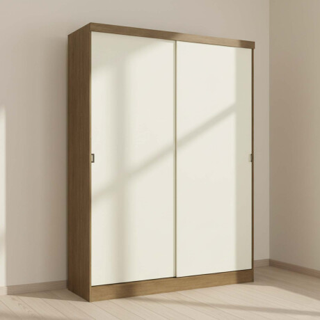 PLACARD ROPERO 2 PUERTAS MDF-Y-MDP MARRON J563