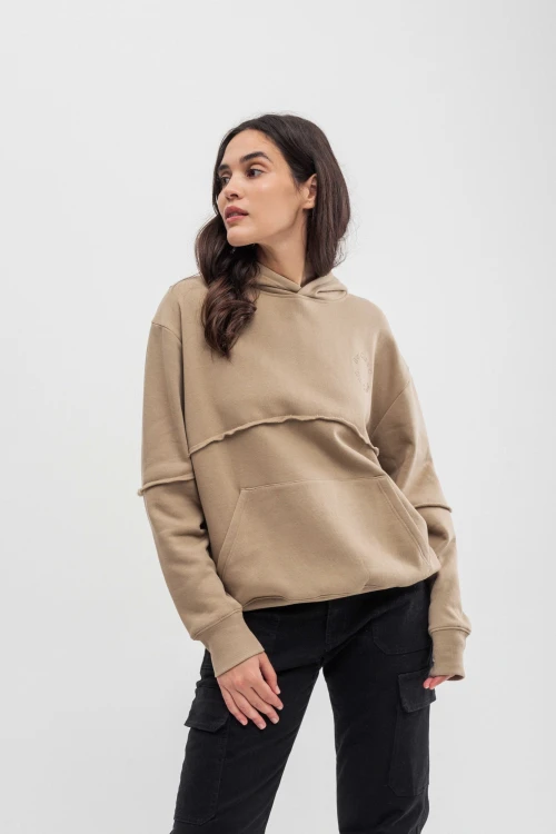 Canguro oversize Turin Beige