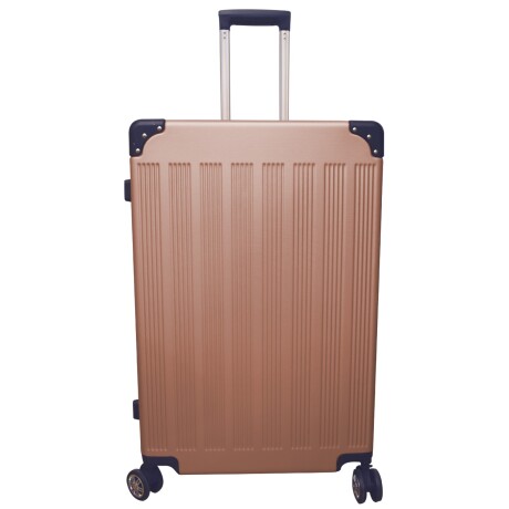 Valija CarryOn Rígida Ruedas 360 Candado Esquinas Reforzadas Rosa