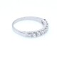 Anillo oro 18k blanco y brillantes Anillo oro 18k blanco y brillantes