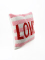 ALMOHADON LOVE ROSADO