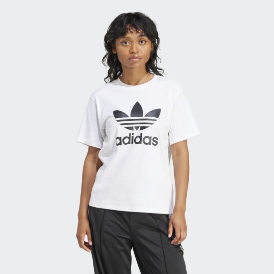 Remera Adidas Trefolio Blanco
