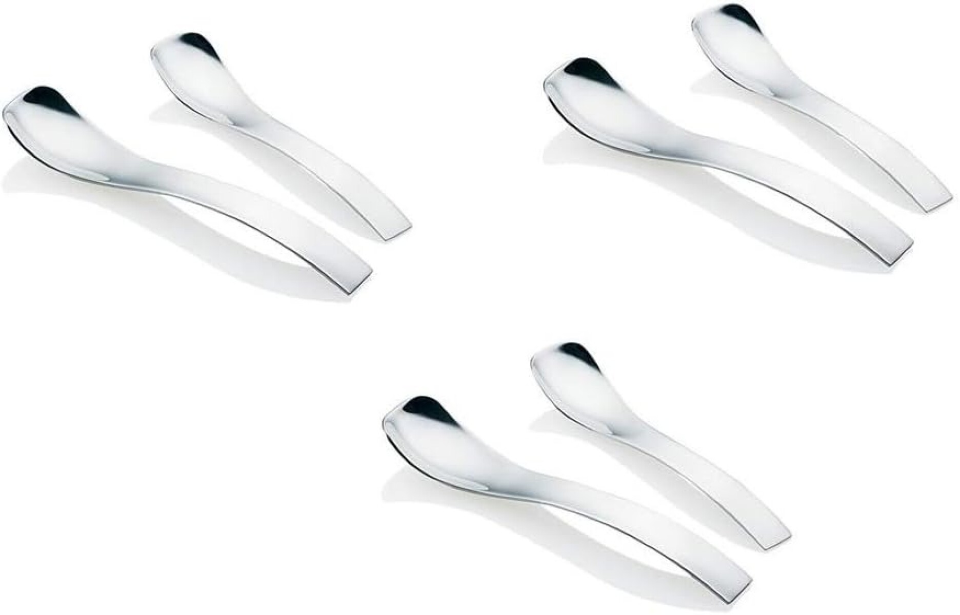 JUEGO DE 6 CUCHARITAS DE ACERO INOXIDABLE - GUZZINI 