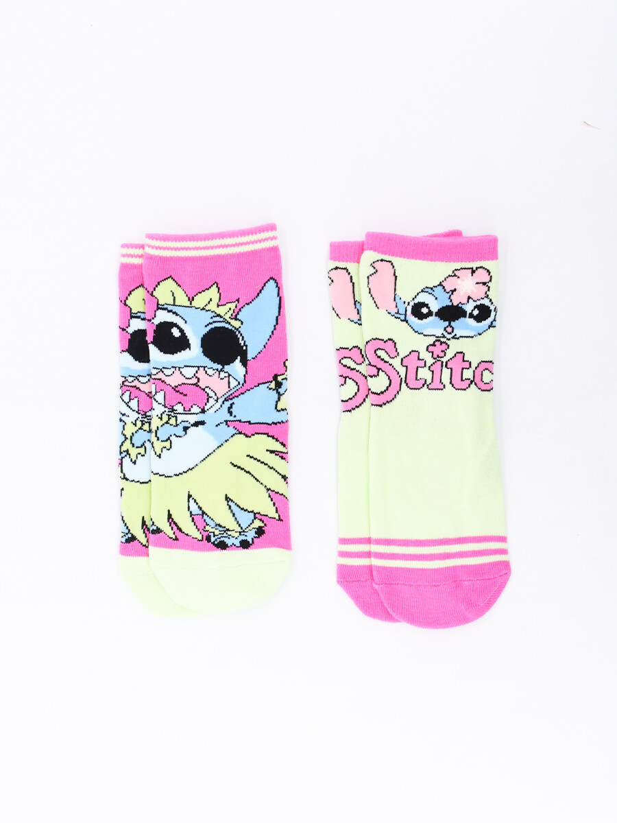 MEDIAS HAWAIIAN STITCH PACK X2 - VARIANTE 1 