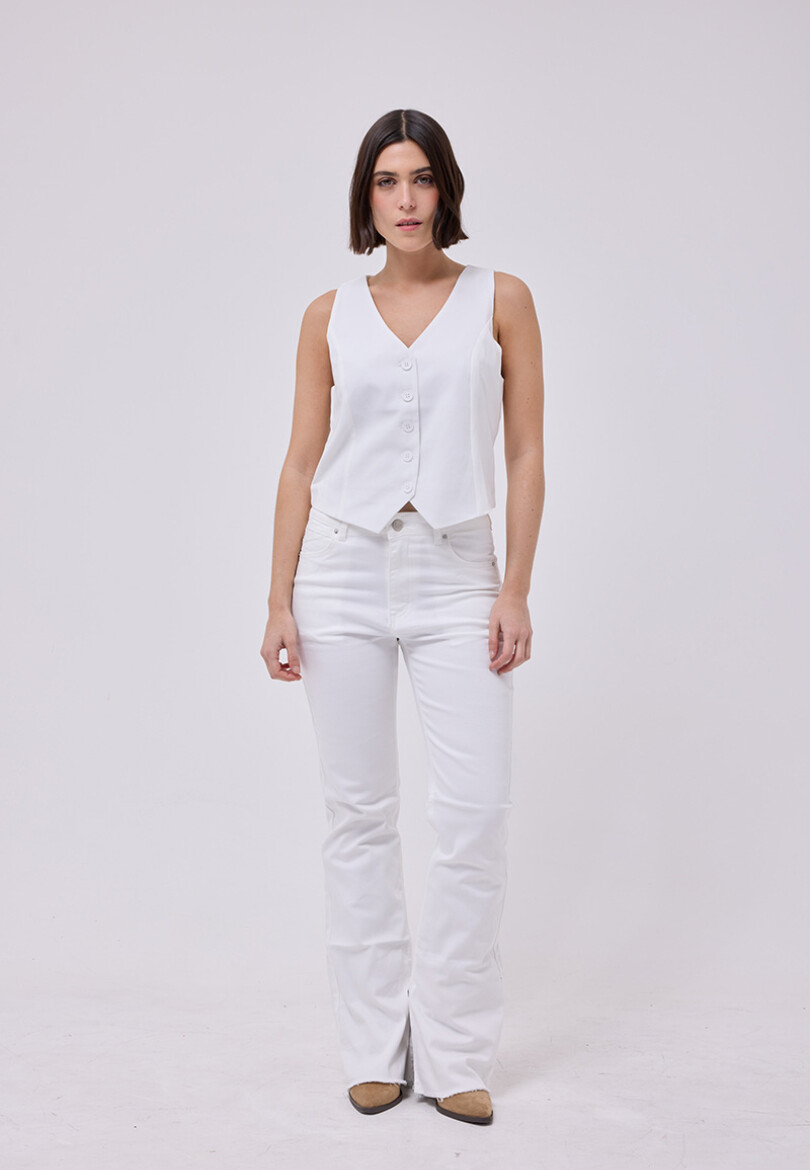Chaleco Roma Blanco