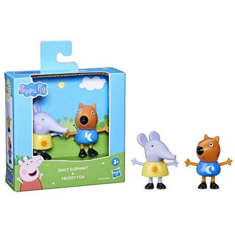 Peppa Pig Pack 2 Figuras Emily Elefante y Freddy Fox Peppa Pig Pack 2 Figuras Emily Elefante y Freddy Fox