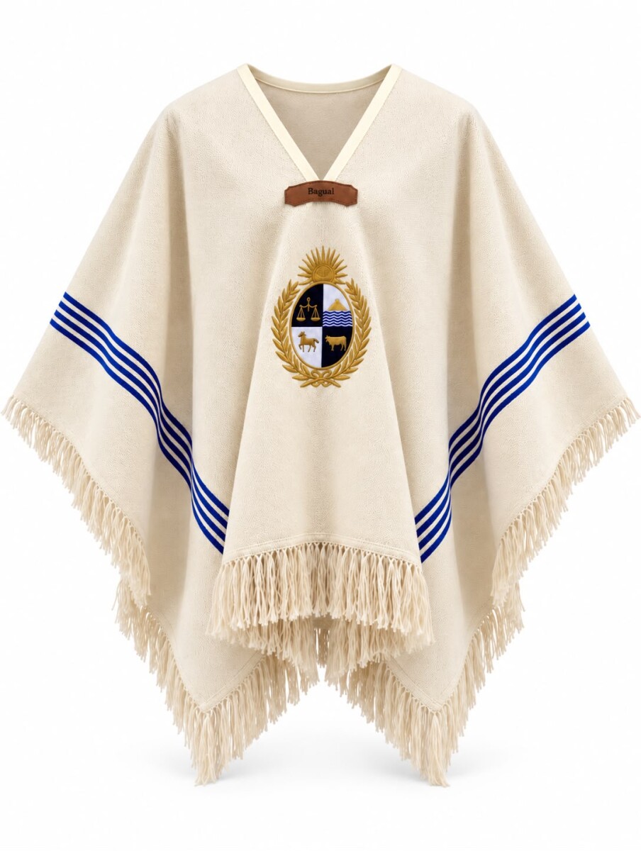 Poncho infantil - Escudo Dorado 