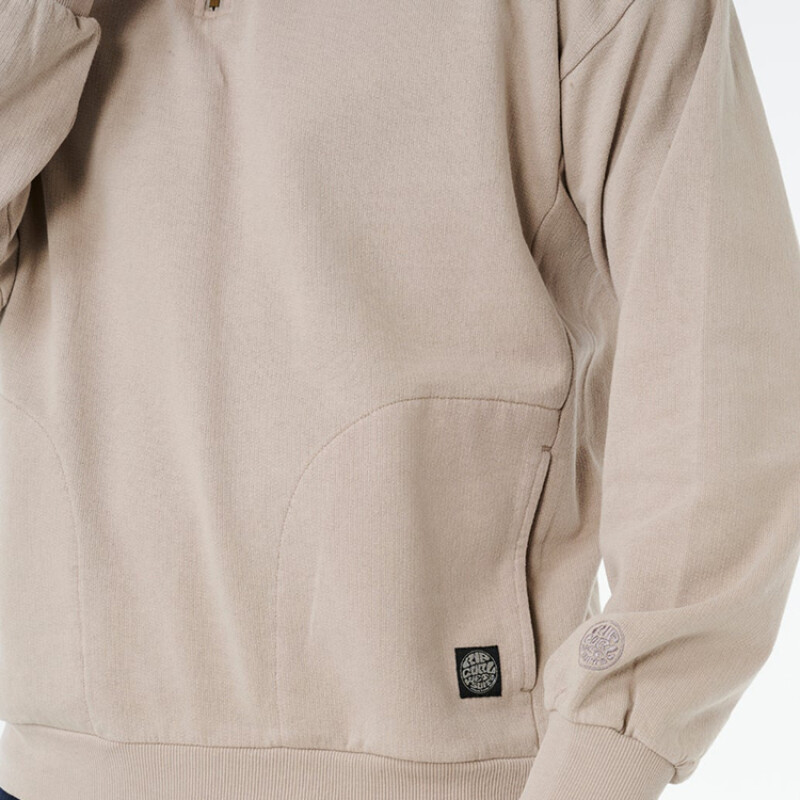 Buzo Rip Curl Premium Surf Qtr Zip Crew - Beige Buzo Rip Curl Premium Surf Qtr Zip Crew - Beige
