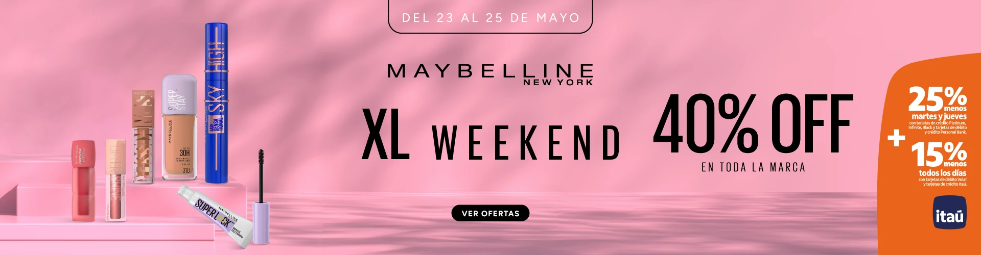 Maybelline 40%