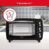 Horno Freidora 5 En 1 Metro Oulinex Ox32b858 20 L HORNO FREIDORA MOULINEX OX32B858