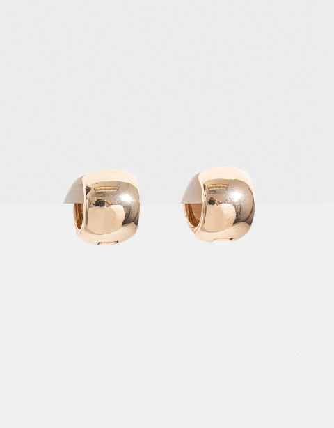 Aros Argollas Metal Argollas De Metal - Dorado